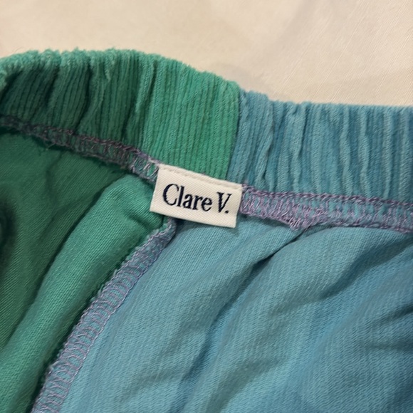 Clare V color block shorts - Picture 2 of 5